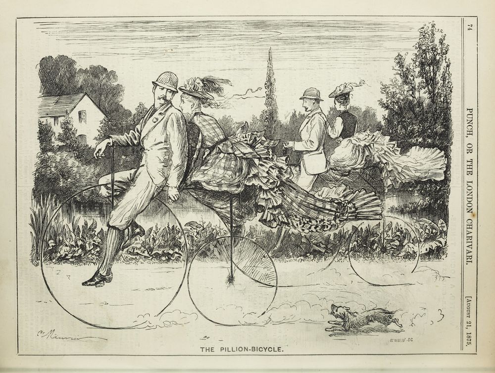 The pillion-bicycle (1875)