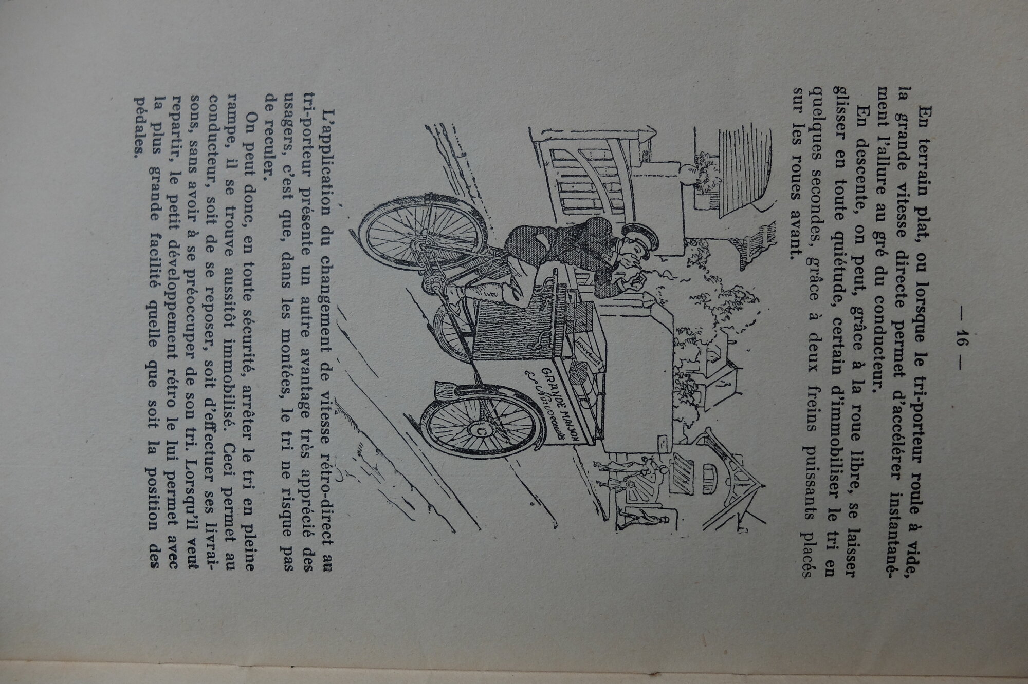 Triporteur rétrodirect