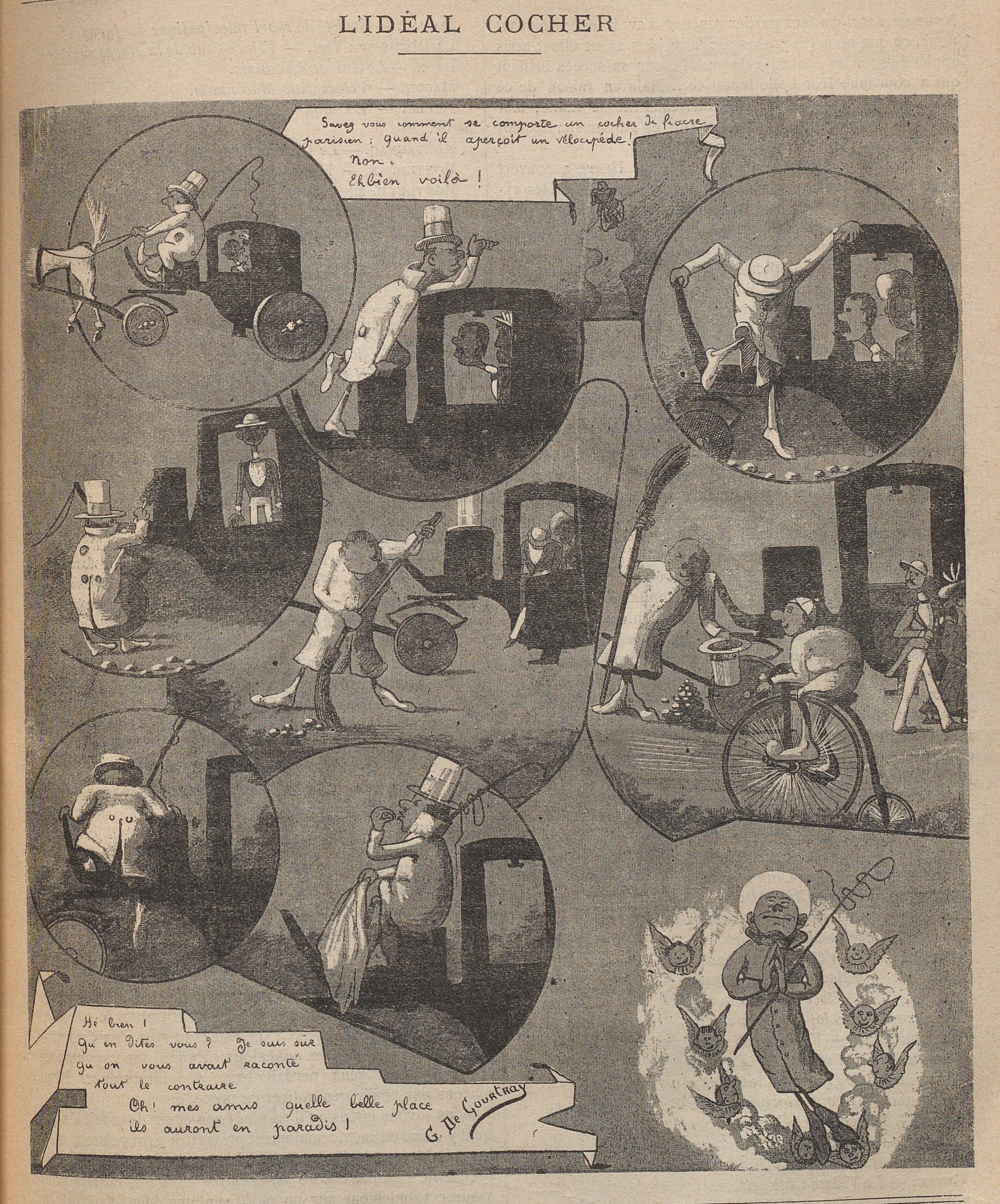 Voyage à vélo et bande dessinée fin de siècle
